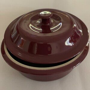 PAMPERED CHEF Round Covered Baker Casserole NWOT
